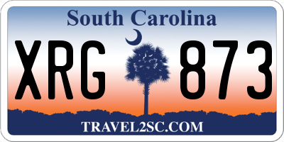 SC license plate XRG873