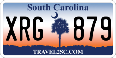 SC license plate XRG879