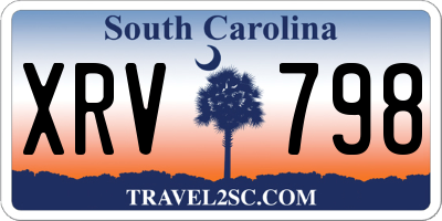 SC license plate XRV798