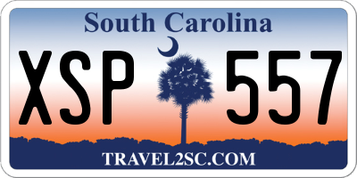 SC license plate XSP557