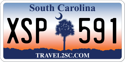SC license plate XSP591