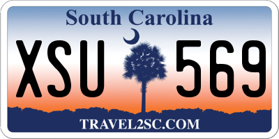 SC license plate XSU569