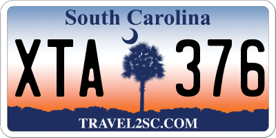 SC license plate XTA376