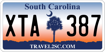 SC license plate XTA387