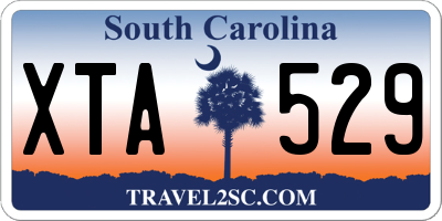 SC license plate XTA529