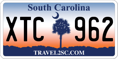 SC license plate XTC962