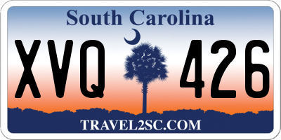SC license plate XVQ426