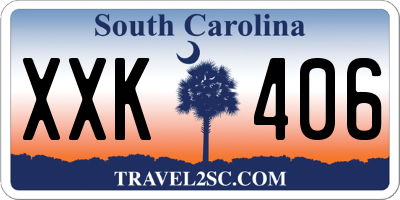 SC license plate XXK406