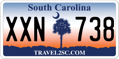 SC license plate XXN738