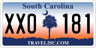 SC license plate XXO181