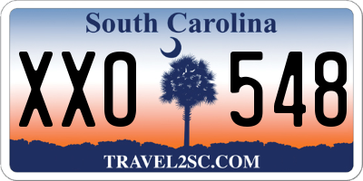 SC license plate XXO548