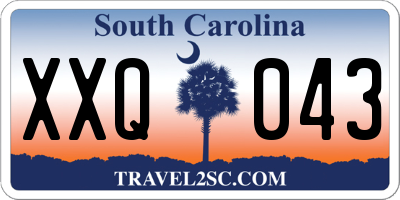 SC license plate XXQ043