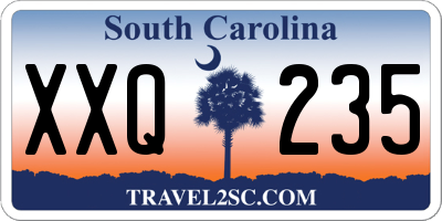SC license plate XXQ235