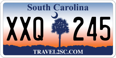 SC license plate XXQ245