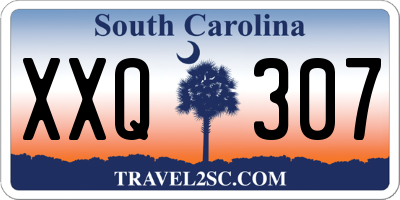 SC license plate XXQ307