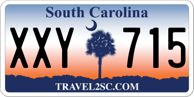 SC license plate XXY715