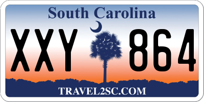 SC license plate XXY864