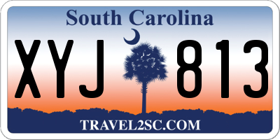 SC license plate XYJ813