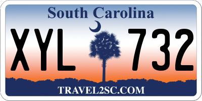 SC license plate XYL732