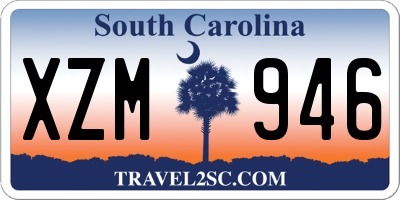 SC license plate XZM946