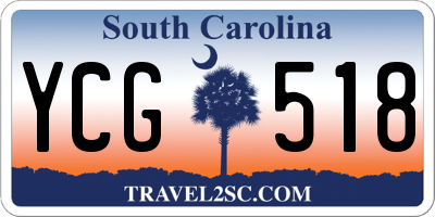 SC license plate YCG518
