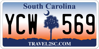 SC license plate YCW569