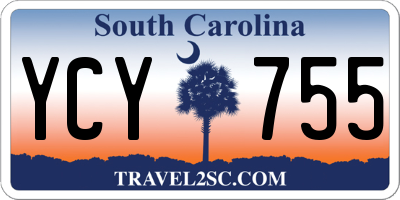 SC license plate YCY755