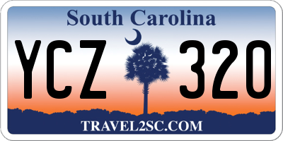 SC license plate YCZ320