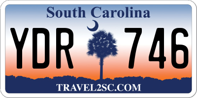 SC license plate YDR746