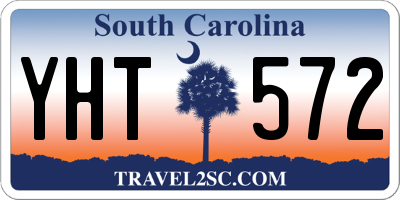 SC license plate YHT572