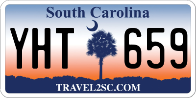 SC license plate YHT659