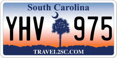 SC license plate YHV975