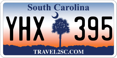 SC license plate YHX395