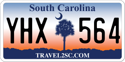 SC license plate YHX564