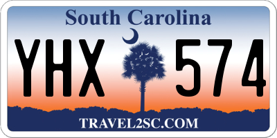 SC license plate YHX574