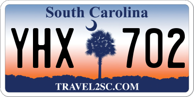 SC license plate YHX702