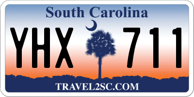 SC license plate YHX711