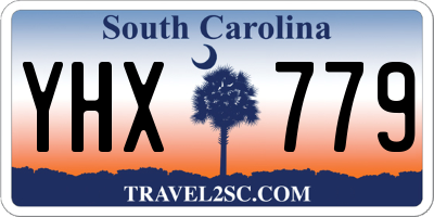SC license plate YHX779
