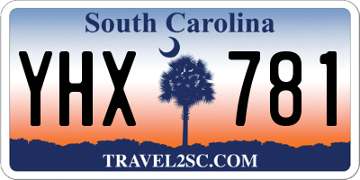 SC license plate YHX781