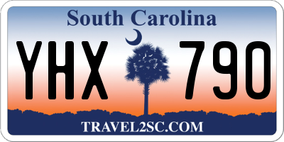 SC license plate YHX790