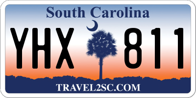 SC license plate YHX811