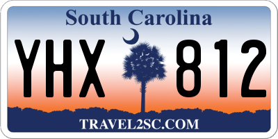SC license plate YHX812