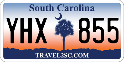 SC license plate YHX855