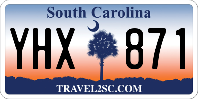 SC license plate YHX871