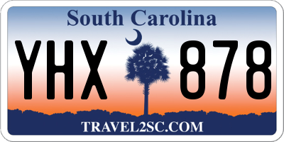 SC license plate YHX878
