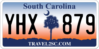 SC license plate YHX879
