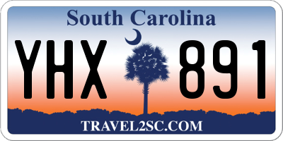SC license plate YHX891