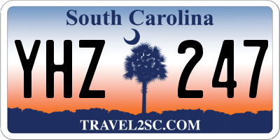 SC license plate YHZ247