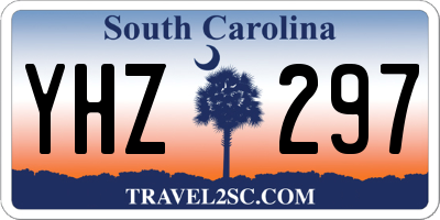 SC license plate YHZ297