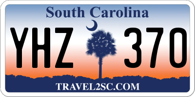 SC license plate YHZ370
